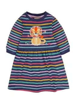 Летнее платье Lion Stripe JoJo Maman Bb, цвет navy