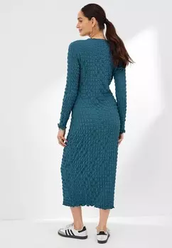 Летнее платье LONG SLEEVE, REGULAR FIT Next, синий