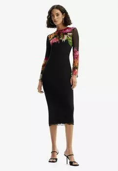 Летнее платье M Christian Lacroix Floral Desigual, черный
