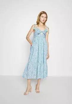 Летнее платье Mallory Pepe Jeans, волна синего цвета