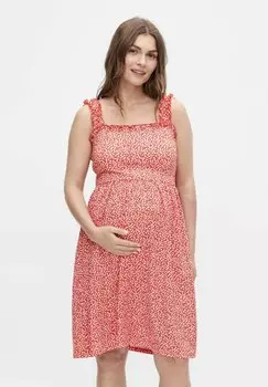 Летнее платье MAMALICIOUS, красный