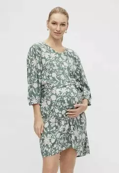 Летнее платье MAMALICIOUS, зеленый