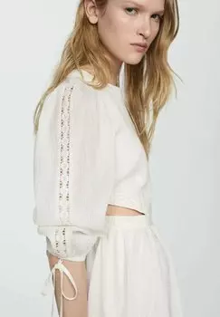 Летнее платье Mango, gebroken wit