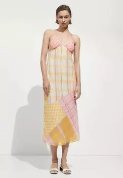 Летнее платье Mango, слоновая кость