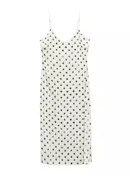 Летнее платье MANGO Summer Dress AZAR, экрю