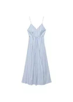 Летнее платье MANGO Summer Dress Cristi, светло-синий