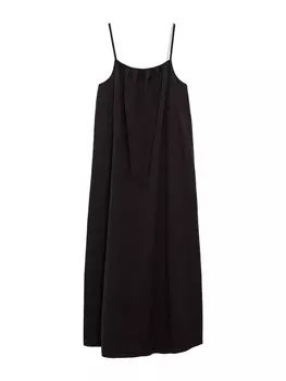 Летнее платье MANGO Summer Dress Zito, темно-коричневый