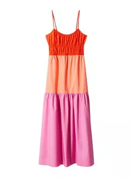 Летнее платье Mango TAURO, розовый