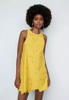 Летнее платье Mango, желтый