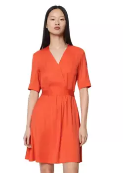 Летнее платье Marc O'Polo "из вискозного атласа", цвет Orange
