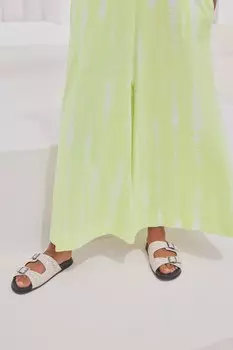 Летнее платье макси с узлом 100% хлопок Next, мультиколор