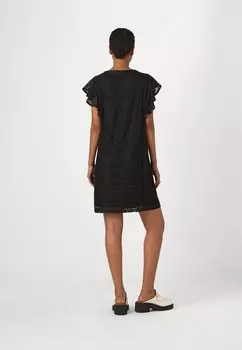 Летнее платье Maya Frill Vero Moda, черное