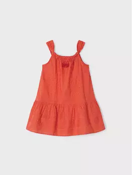Летнее платье Mayoral, оранжевый