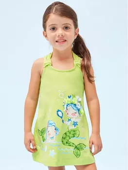 Летнее платье Mayoral, зеленый