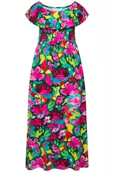 Летнее платье MIAMODA, разноцветный
