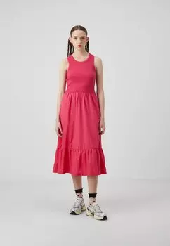 Летнее платье Midi Dress GAP, фуксия