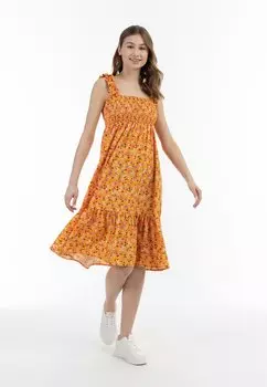 Летнее платье myMo, оранжевый