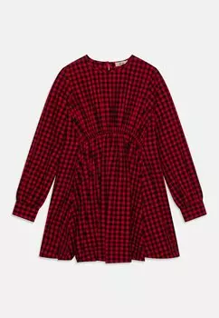 Летнее платье N°21, томатно-красное