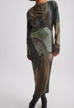 Летнее платье NA-KD, мультиколор