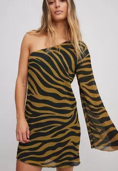 Летнее платье NA-KD, зебра