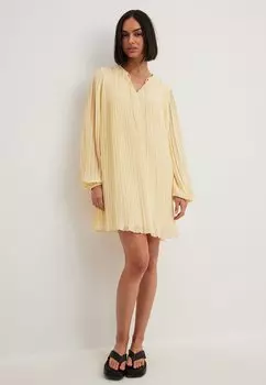 Летнее платье NA-KD, желтый