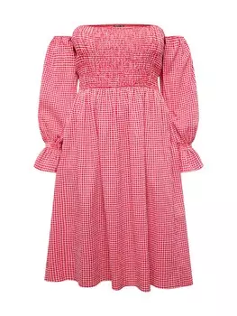 Летнее платье Nasty Gal, цвет Red/Pastel Red