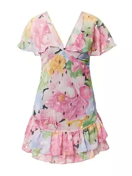 Летнее платье Nasty Gal, розовый