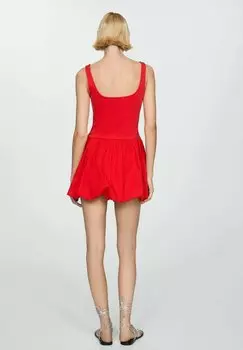 Летнее платье Nube Mango, красное