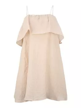 Летнее платье OBJECT Petite ALVILDA, кремовый