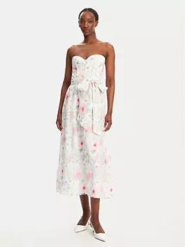 Летнее платье облегающего кроя 58566DB2 Bardot, мультиколор