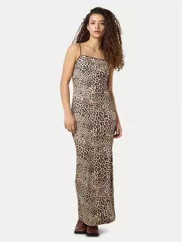 Летнее платье облегающего кроя Avery 27034320 Noisy May, коричневый