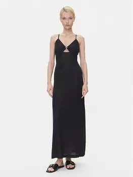 Летнее платье облегающего кроя EW000595 AF12206 FC043 Emporio Armani, черный
