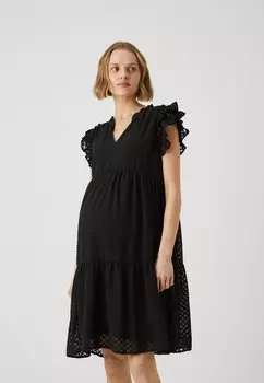 Летнее платье Olmemmery Knee Dress Only, черное