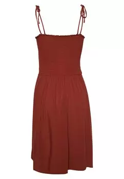 Летнее платье Onlannika Smock Dress ONLY, коричневый
