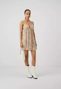 Летнее платье ONLY, бежевый Onlnova Life Lux Rae Dress