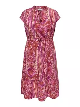 Летнее платье ONLY Carmakoma NOVA, розовый