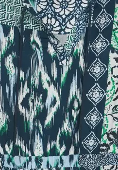 Летнее платье PATCHWORK PRINT Cecil, темно-синий