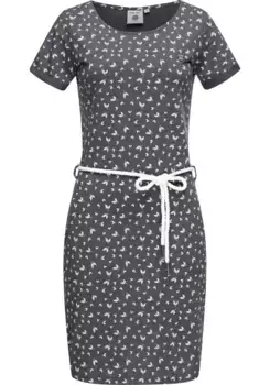 Летнее платье PEAK TIME "L80022", пляжное платье из легкого трикотажа со шнуром, синий