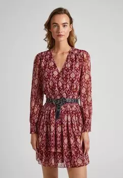 Летнее платье Pepe Jeans, красный