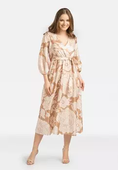 Летнее платье Perso, бежевый