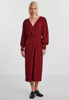 Летнее платье Pieces, красный