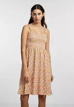 Летнее платье Pieces, серый