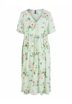 Летнее платье Pieces, светло-зеленый