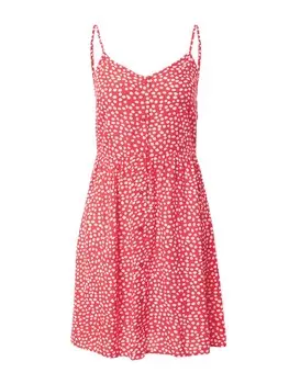 Летнее платье Pieces TALA, ярко-красный