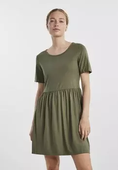 Летнее платье Pieces, зеленый