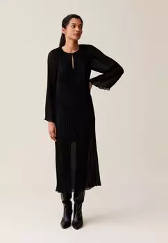 Летнее платье PLISSE TRANSPARENTE Claudie Pierlot, черный