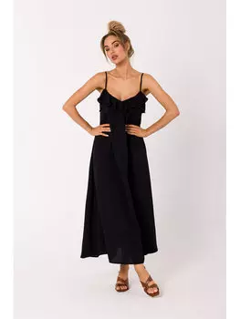 Летнее платье премиум-класса Made Of Emotion, черный