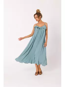 Летнее платье премиум-класса Made Of Emotion, серый