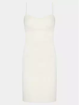 Летнее платье прямого кроя Brave Soul, экрю