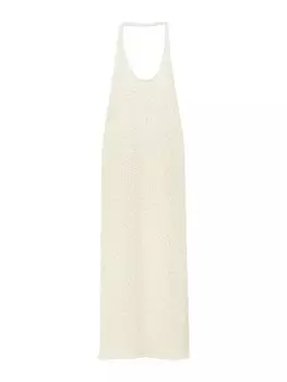 Летнее платье Pull&Bear, экрю